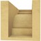 Ekena Millwork 5"W x 10"D x 5"H Wide New Brighton Rough Cedar Woodgrain TimberThane Corbel, Primed Tan CORUR05X10X05NEBRCPR - alternate 2